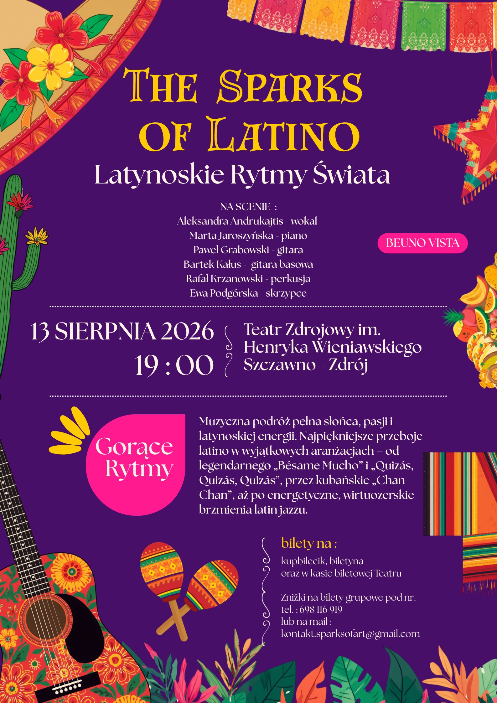 THE SPARKS OF LATINO - Latynoskie rytmy świata
