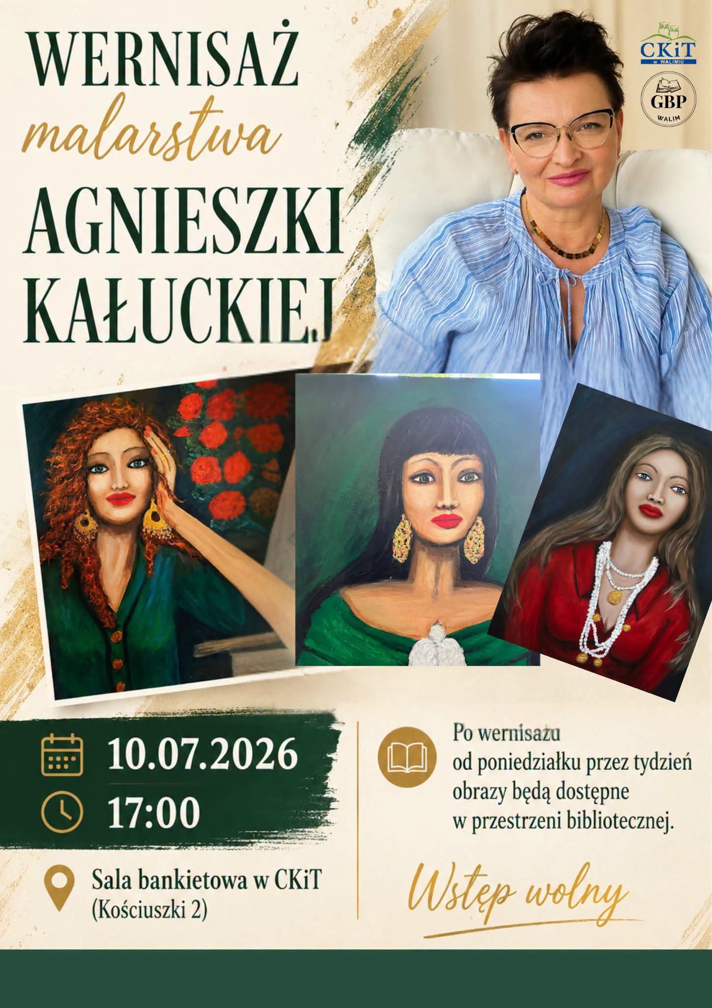 Wernisaż malarstwa Agnieszki Kałuckiej