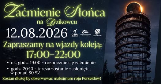 Zaćmienie słońca na Dzikowcu