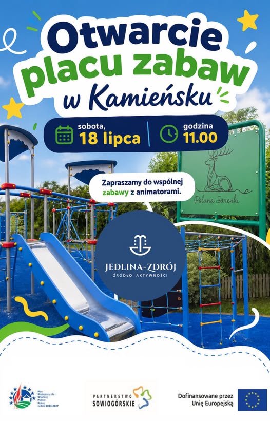 Otwarcie placu zabaw w Kamieńsku