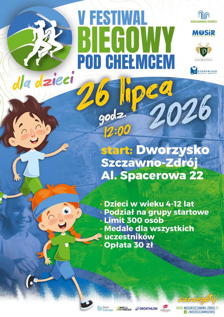 V Festiwal Biegowy pod Chełmcem dla dzieci