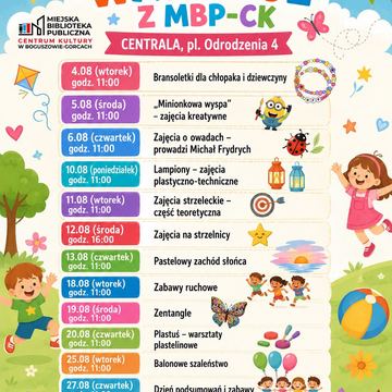 Kolorowe wakacje - MBP CK Boguszów-Gorce
