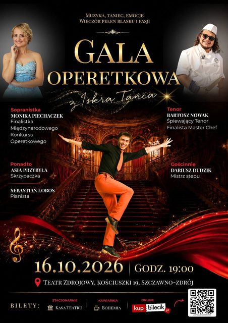Gala operetkowa z iskrą tańca
