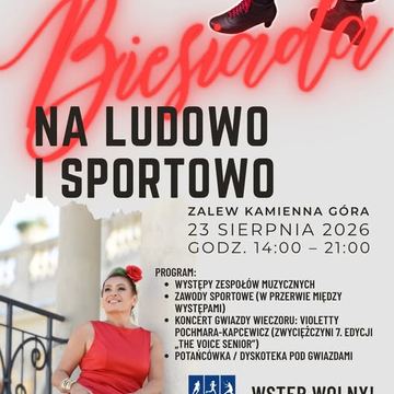 Biesiada na ludowo i sportowo