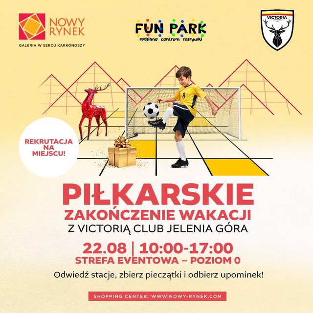 Sport, zabawa i piłkarskie emocje. Zakończenie wakacji z Victorią Jelenia Góra