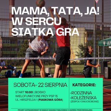 Rodzinny turniej siatkówki