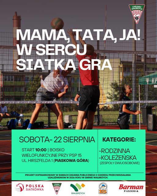 Rodzinny turniej siatkówki