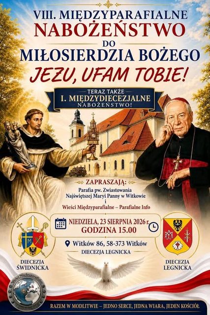 Międzyparafialne nabożeństwo do Miłosierdzia Bożego