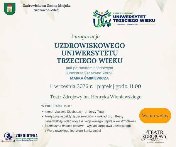 Inauguracja Uniwersytetu Trzeciego Wieku