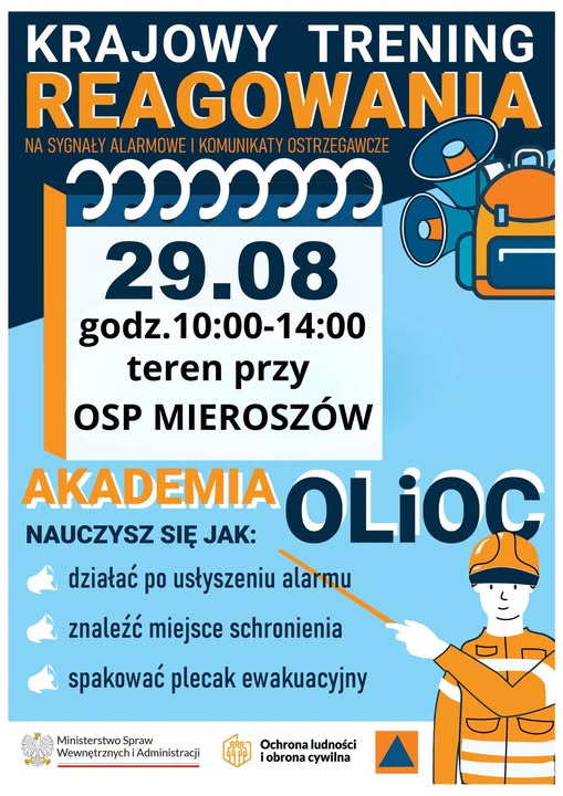 Krajowy trening reagowania w Mieroszowie