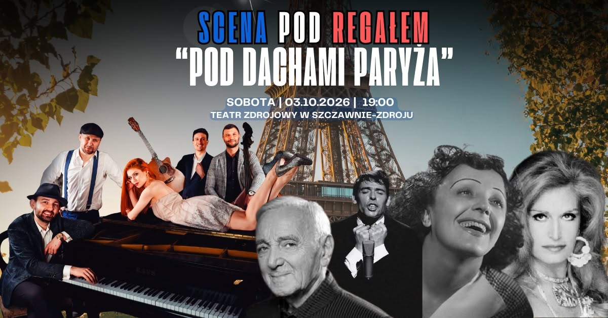 Scena pod regałem