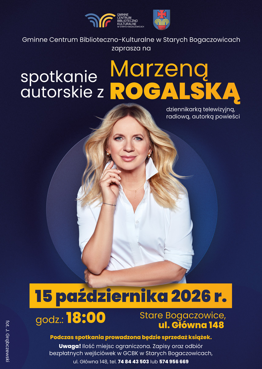 Spotkanie z Marzeną Rogalską