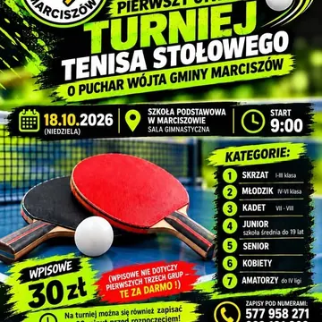 Turniej tenisa stołowego