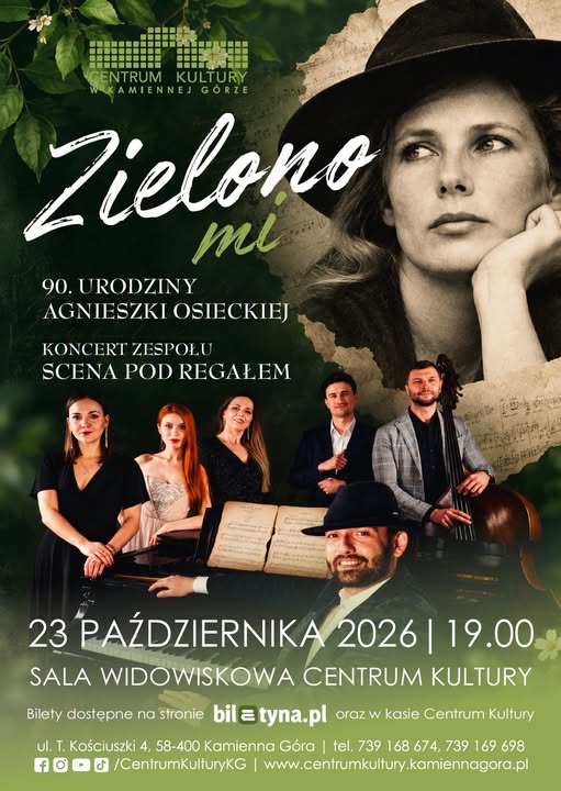 Koncert zespołu Scena pod Regałem ku pamięci Agnieszki Osieckiej
