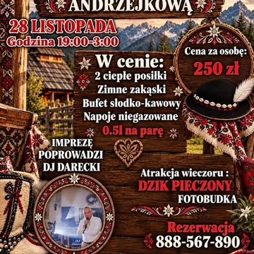 Zabawa Andrzejkowa w Andrzejówce