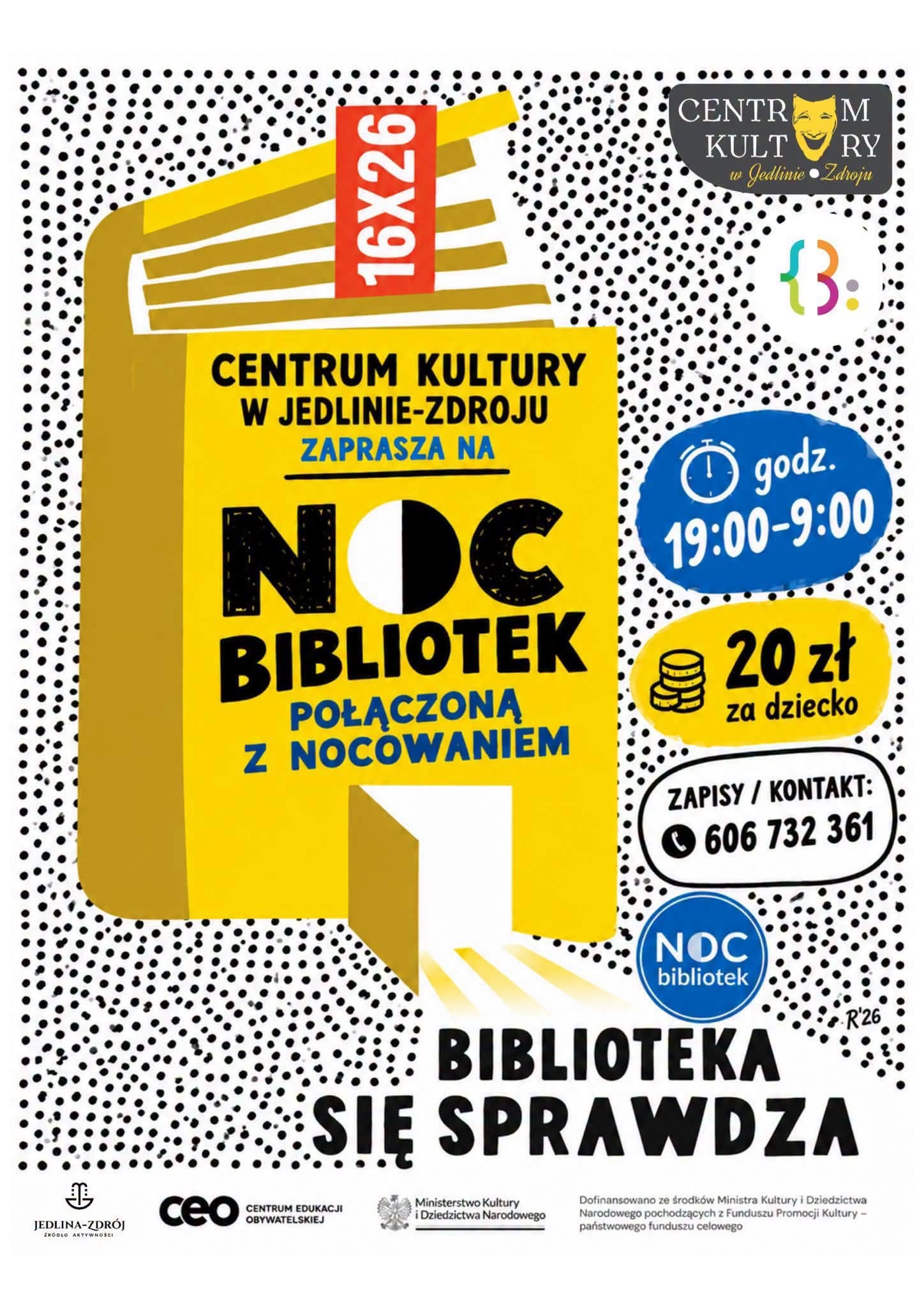Noc bibliotek z nocowaniem