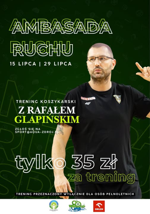 Trening koszykówki z Rafałem Glapińskim