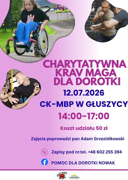 Charytatywna krav maga dla Dorotki