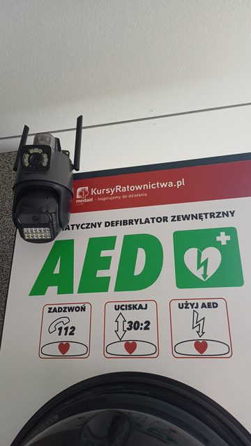 Stacja AED przy PSP 26