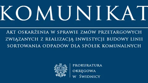 Wałbrzyski wątek w sprawie zmów przetargowych
