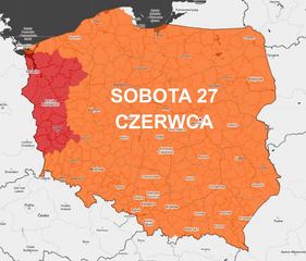 Kraj na "czerwono", nadchodzą potworne upały