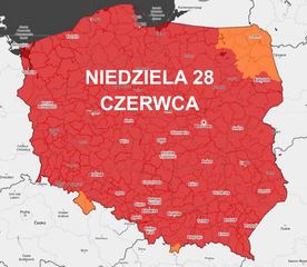 Kraj na "czerwono", nadchodzą potworne upały
