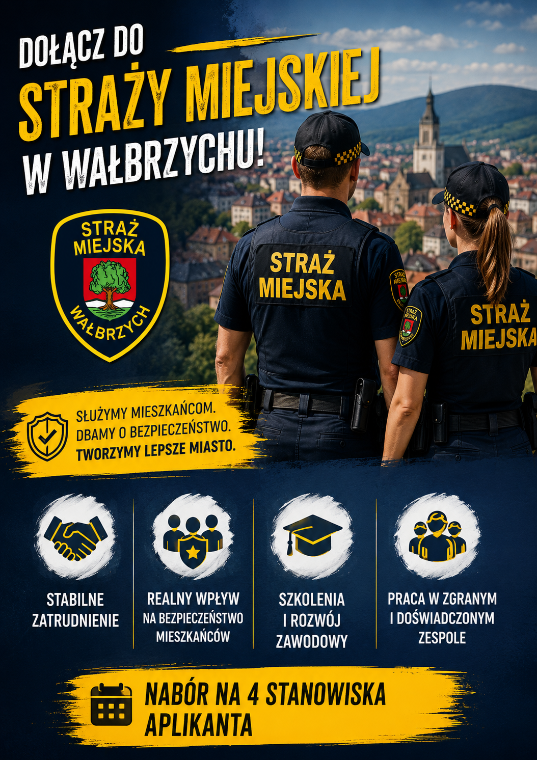 Straż miejska szuka pracowników