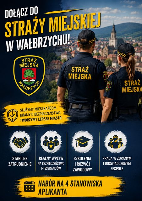 Straż miejska szuka pracowników