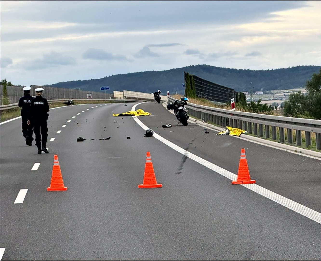Śmiertelny wypadek z udziałem motocyklisty!