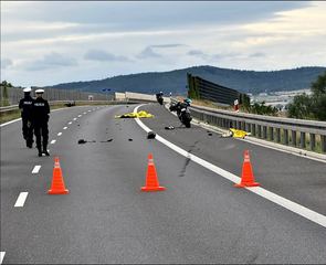 Śmiertelny wypadek z udziałem motocyklisty!