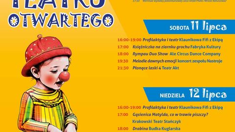 To będzie weekend pod kątem sztuk teatralnych na świeżym powietrzu