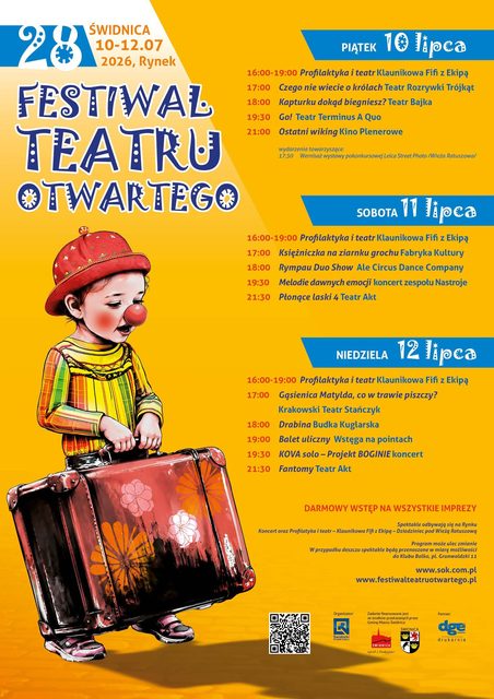 To będzie weekend pod kątem sztuk teatralnych na świeżym powietrzu