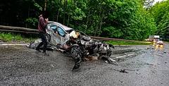 Makabryczny widok, kolejna śmierć na drodze!