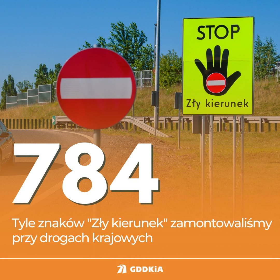 Powstały specjalne znaki dla "mistrzów" na drogach