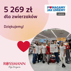 Ponad 5 000 zł dla Schroniska im. Jana Lityńskiego