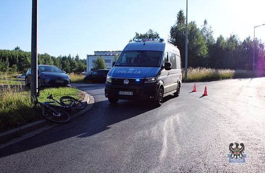 Dwóch rowerzystów w szpitalu