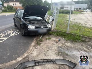 Doprowadził do kolizji nie posiadając uprawnień do kierowania pojazdami