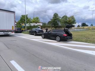 Karambol na A4. Ogromny korek pod Kostomłotami