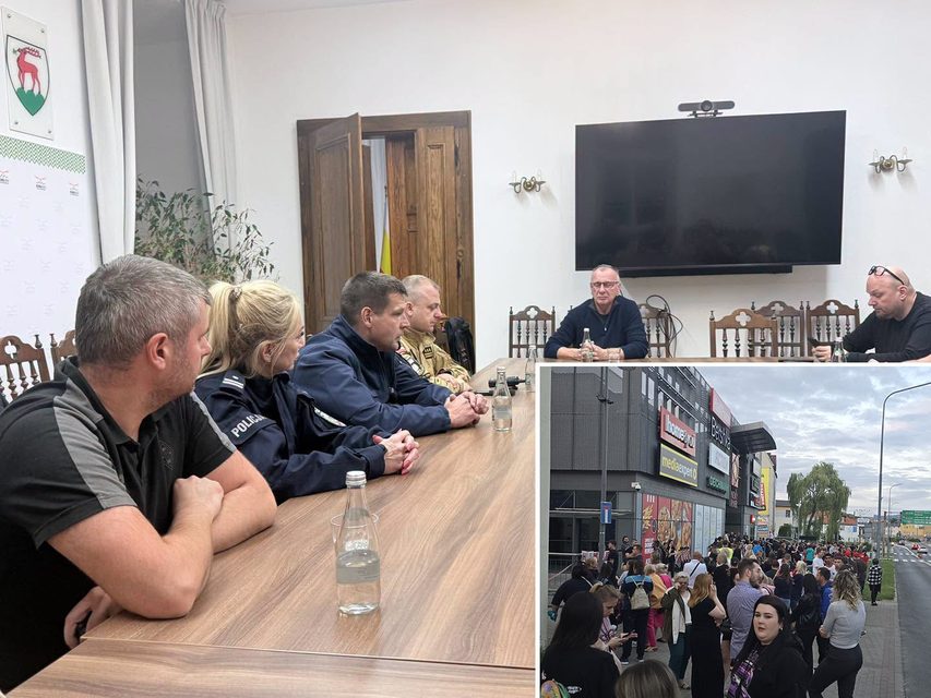 Niewybuch koło galerii - służby postawione na nogi