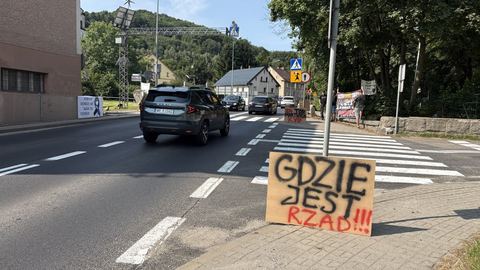 Protest w Kaczorowie trwa. DK5 sparaliżowana do godziny 16:00
