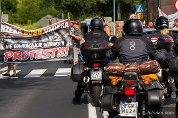 Protest w obronie Bobru. Kierowcy stali w kilometrowych korkach, nie wiedząc dlaczego
