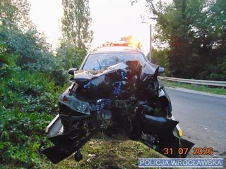 Tragiczny wypadek, siedem osób w aucie, w tym jedna w bagażniku