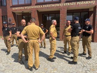 Strażak z Wałbrzycha wyruszył na międzynarodową misję do Hiszpanii