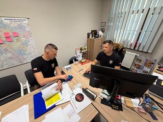 Strażak z Wałbrzycha wyruszył na międzynarodową misję do Hiszpanii
