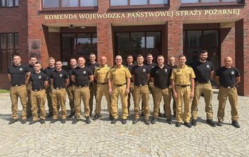 Strażak z Wałbrzycha wyruszył na międzynarodową misję do Hiszpanii