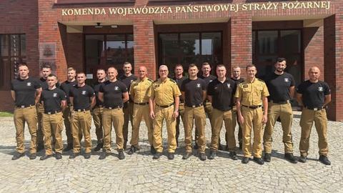 Strażak z Wałbrzycha wyruszył na międzynarodową misję do Hiszpanii
