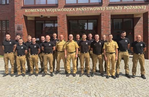 Strażak z Wałbrzycha wyruszył na międzynarodową misję do Hiszpanii