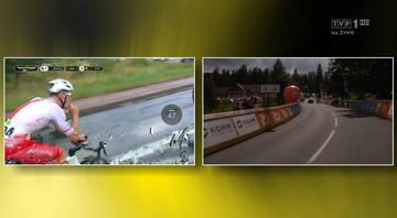 Kraksa podczas Tour de Pologne przed Piechowicami: ok. 20 kolarzy na trasie