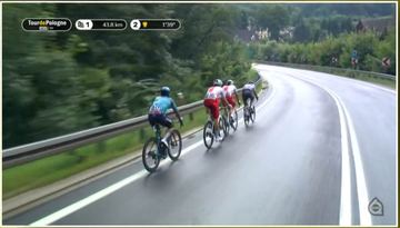 Kraksa podczas Tour de Pologne przed Piechowicami: ok. 20 kolarzy na trasie