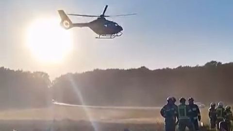 Bardzo poważny wypadek, lądował śmigłowiec LPR